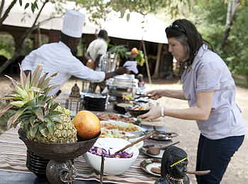 Mara Bush Camp: Ein reichhaltiges Buffet Mara Bush Camp: Ein reichhaltiges Buffet