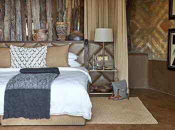 Singita Pamushana Lodge: Doppelbett