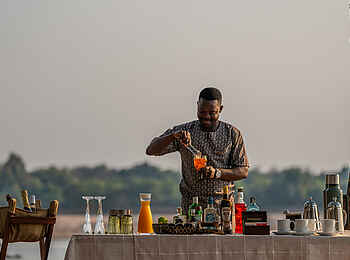 Sanguni Safari Lodge: Lunch im Busch