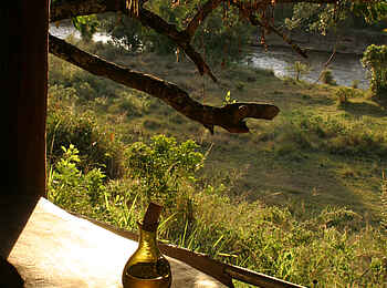 Serian Camp: Bad mit Flussblick