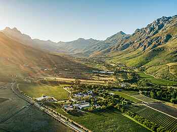 The Lanzerac: Blick von oben The Lanzerac: Blick von oben