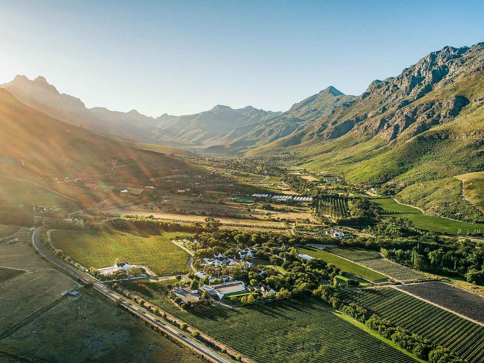 The Lanzerac: Blick von oben The Lanzerac: Blick von oben