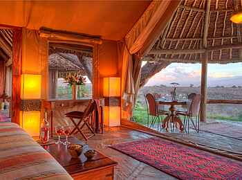 Tortilis Camp: Familienzelt Tortilis Camp: Familienzelt