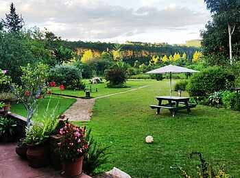 Luwawa Forest Lodge: Blick in den Garten Luwawa Forest Lodge: Blick in den Garten