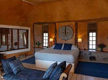 Borana Lodge: Das Hauptschlafzimmer von Cottage 7 & 8 Borana Lodge: Das Hauptschlafzimmer von Cottage 7 & 8