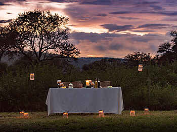 Dunia Camp: Privates Abendessen Dunia Camp: Privates Abendessen