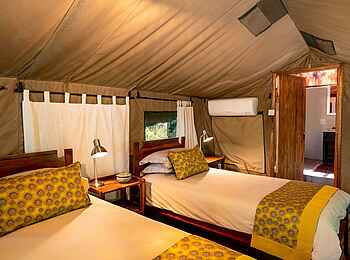 Ichingo Chobe River Lodge: Ein Zweibett Zelt Ichingo Chobe River Lodge: Ein Zweibett Zelt