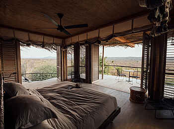 Jabali Ridge Camp: Blick hinaus