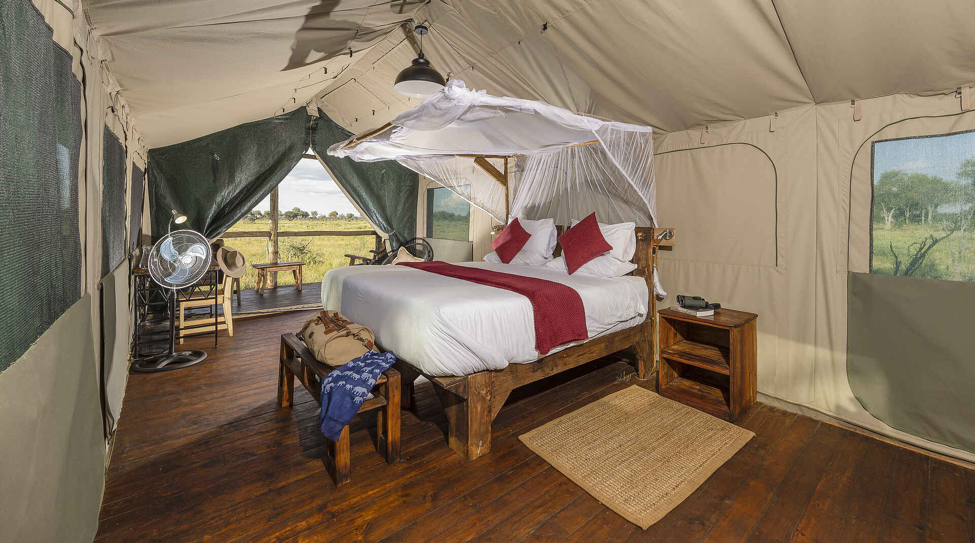 Mogogelo Camp: Gästezelt