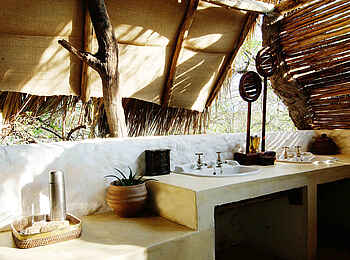 Sand Rivers Selous: Badezimmer