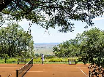 Singita Sasakwa: Tennisplatz