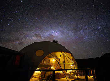 The Highlands Camp: Double Tent nachts