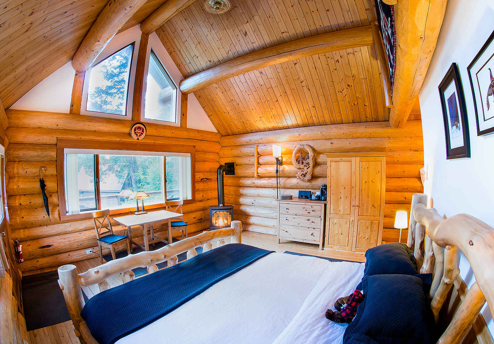 Tweedsmuir Park Lodge: Ausstattung der Chalets Tweedsmuir Park Lodge: Ausstattung der Chalets