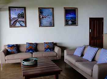 Blue Zebra Island Lodge: Im Wohnzimmer des Family Cottages
