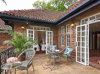 Giraffe Manor: Karen Blixen Room Balkon Giraffe Manor: Karen Blixen Room Balkon