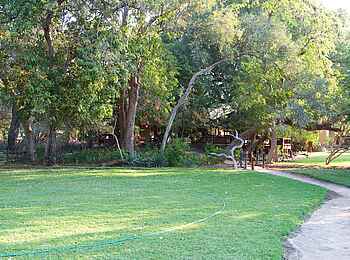 Tuli Safari Lodge Mashatu: Gartenanlage