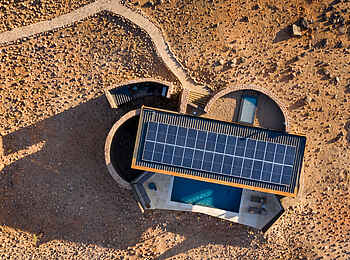 andBeyond Sossusvlei Desert Lodge: Eine Suite aus der Vogelperspektive andBeyond Sossusvlei Desert Lodge: Eine Suite aus der Vogelperspektive