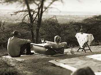 Cottar's 1920s Safari Camp: Safari mit Bad