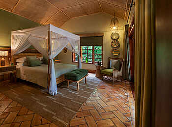 Primate Lodge Kibale: Blick in das Honeymoon Cottage