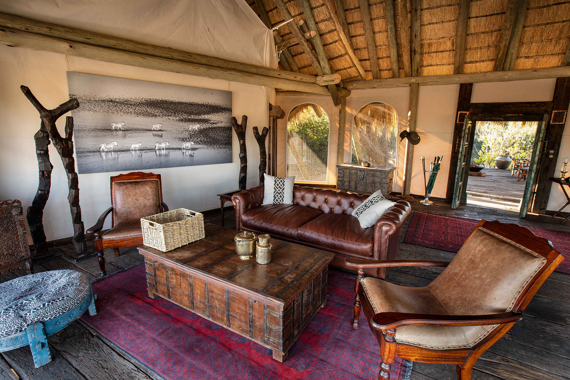 Selinda Suite: In der Lounge Selinda Suite: In der Lounge