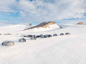 Echo Camp: Blick auf das Camp
