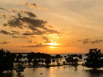 Ibo Island Lodge: Blick auf den Sonnenuntergang