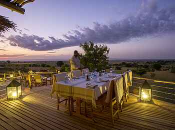 Mkombe's House Lamai: Gedeckter Tisch