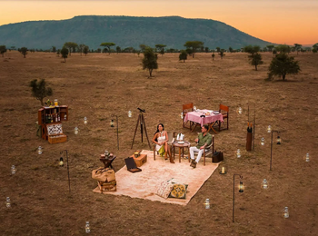 One Nature Mara River Lodge: Sundowner 