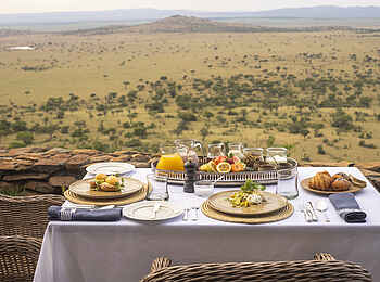 Singita Sasakwa: Essen mit Aussicht