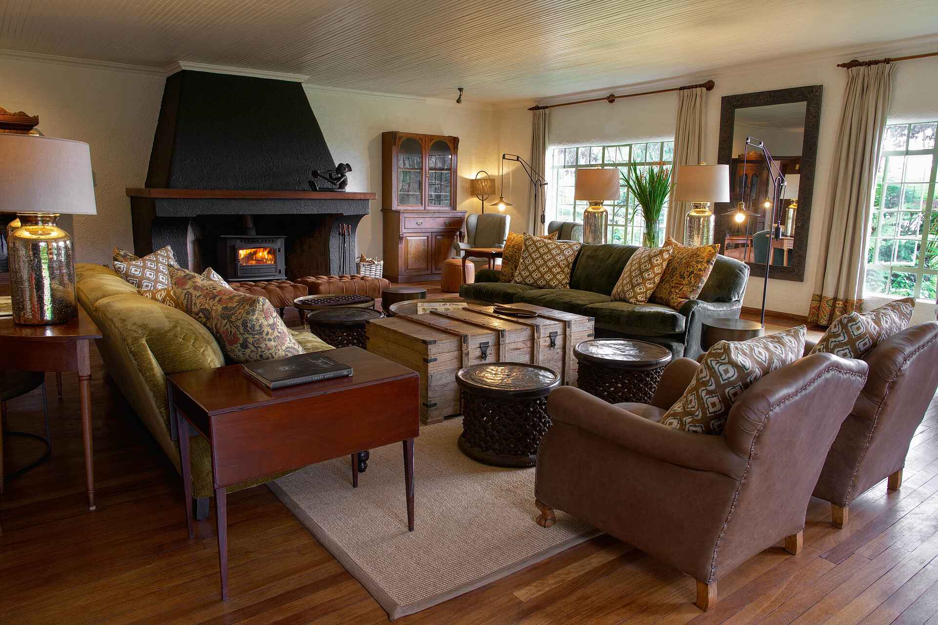 Wilderness Sabyinyo: Die Lounge