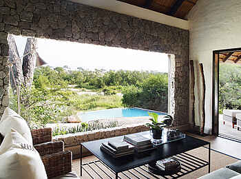 Londolozi Private Granite Suites: Ausblick aus der Suite