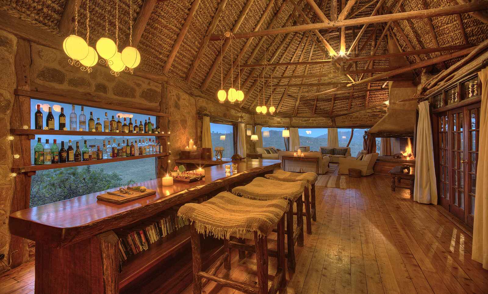 Borana Lodge: Die Bar Borana Lodge: Die Bar