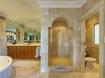 De Tafelberg Guesthouse: Das Badezimmer der Deluxe Suite