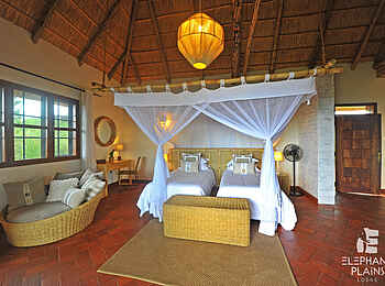 Elephant Plains Lodge: Ein Zweibettzimmer