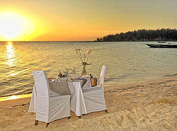 Kilindi Zanzibar: Dinner am Strand