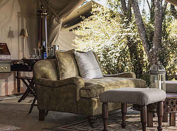 Little Elephant Pepper Camp: Loungebereich Zeltsuite