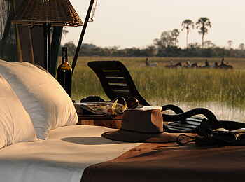 Macatoo Camp: Ausblick vom Bett