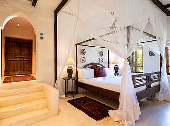 Qambani Luxury Resort: Coastal Villa Doppelbett