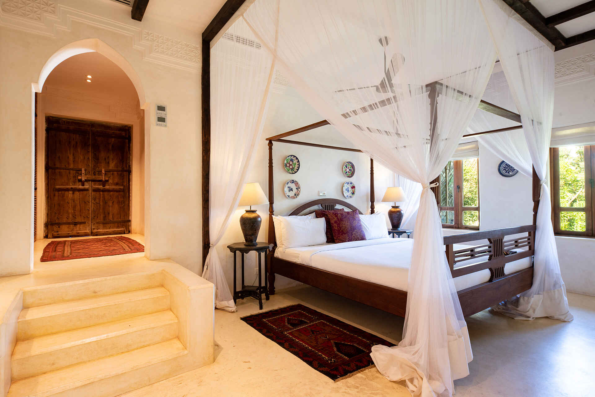 Qambani Luxury Resort: Coastal Villa Doppelbett