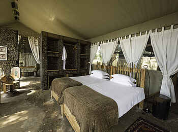 Ruckomechi Camp: Gästezelt Ruckomechi Camp: Gästezelt