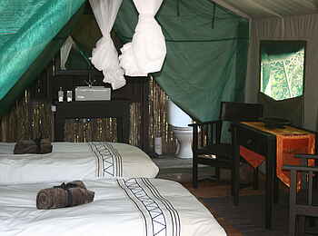 Taranga Safari Lodge: Gemütlicher Schlafbereich