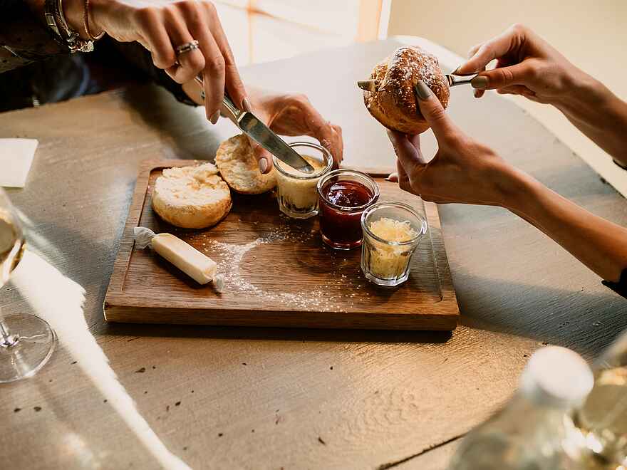 The Lanzerac: Beim Fruehstueck The Lanzerac: Beim Fruehstueck