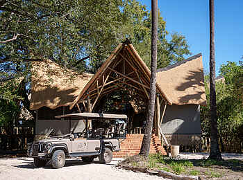 Tubu Tree Camp: Der Eingang zum Camp