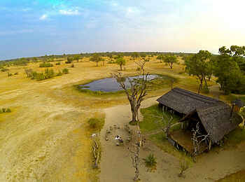 Bomani Tented Lodge: Luftansicht