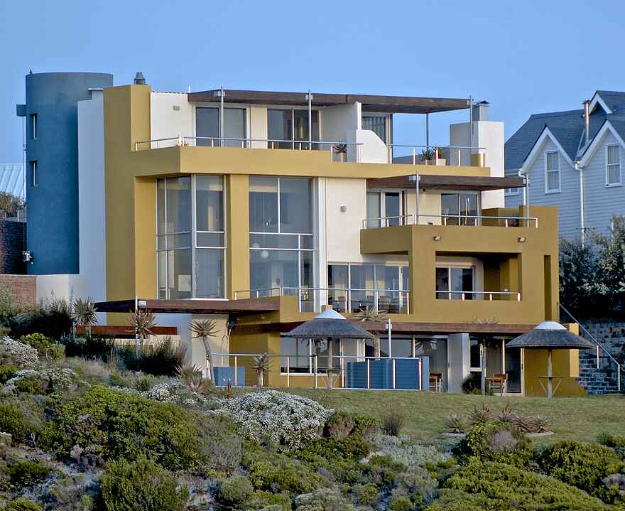 Crayfish Lodge: Blick auf die Lodge Crayfish Lodge: Blick auf die Lodge