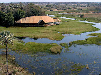 Moremi Crossing: Luftbild Moremi Crossing: Luftbild