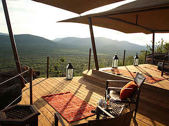Saruni Samburu: Blick aus einer Gästevilla