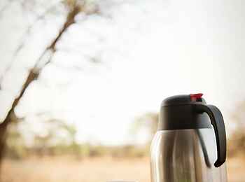 Serian Serengeti Mobile Camp: Kaffeestation