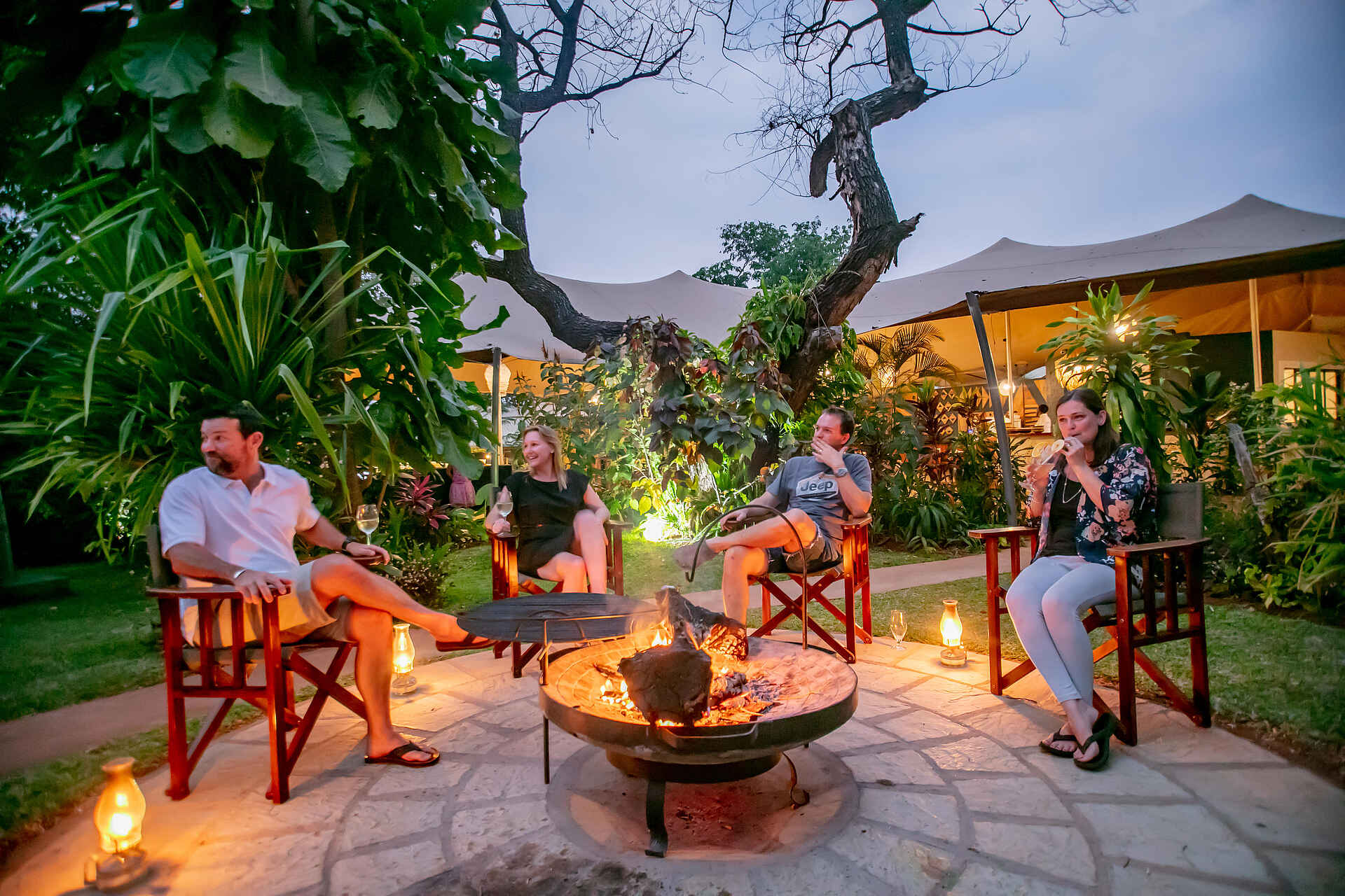 Shongwe Lookout Lodge: Die Boma