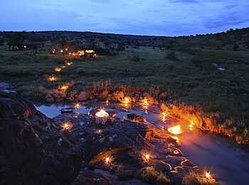 Richards River Camp: Romantisches Dinner Richards River Camp: Romantisches Dinner